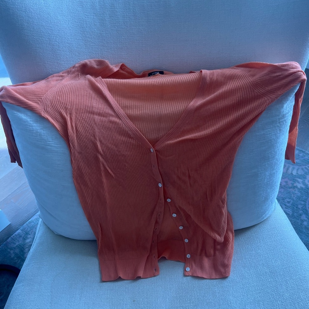 Orange J Crew long sleeve